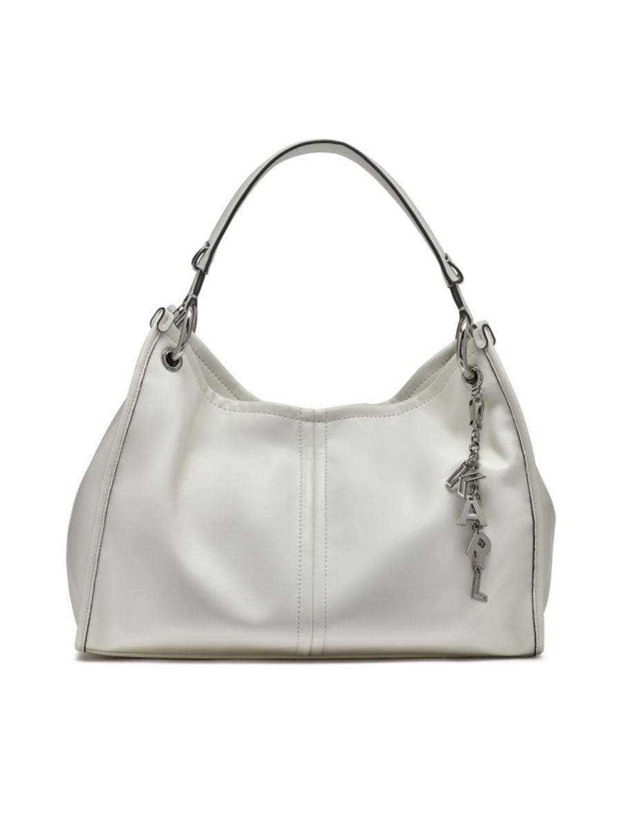 Кожаная сумка-тоут Luciene среднего размера Karl Lagerfeld Paris, цвет Winter White
Кожаная сумка-тоут Luciene среднего размера Karl Lagerfeld Paris, цвет Winter White