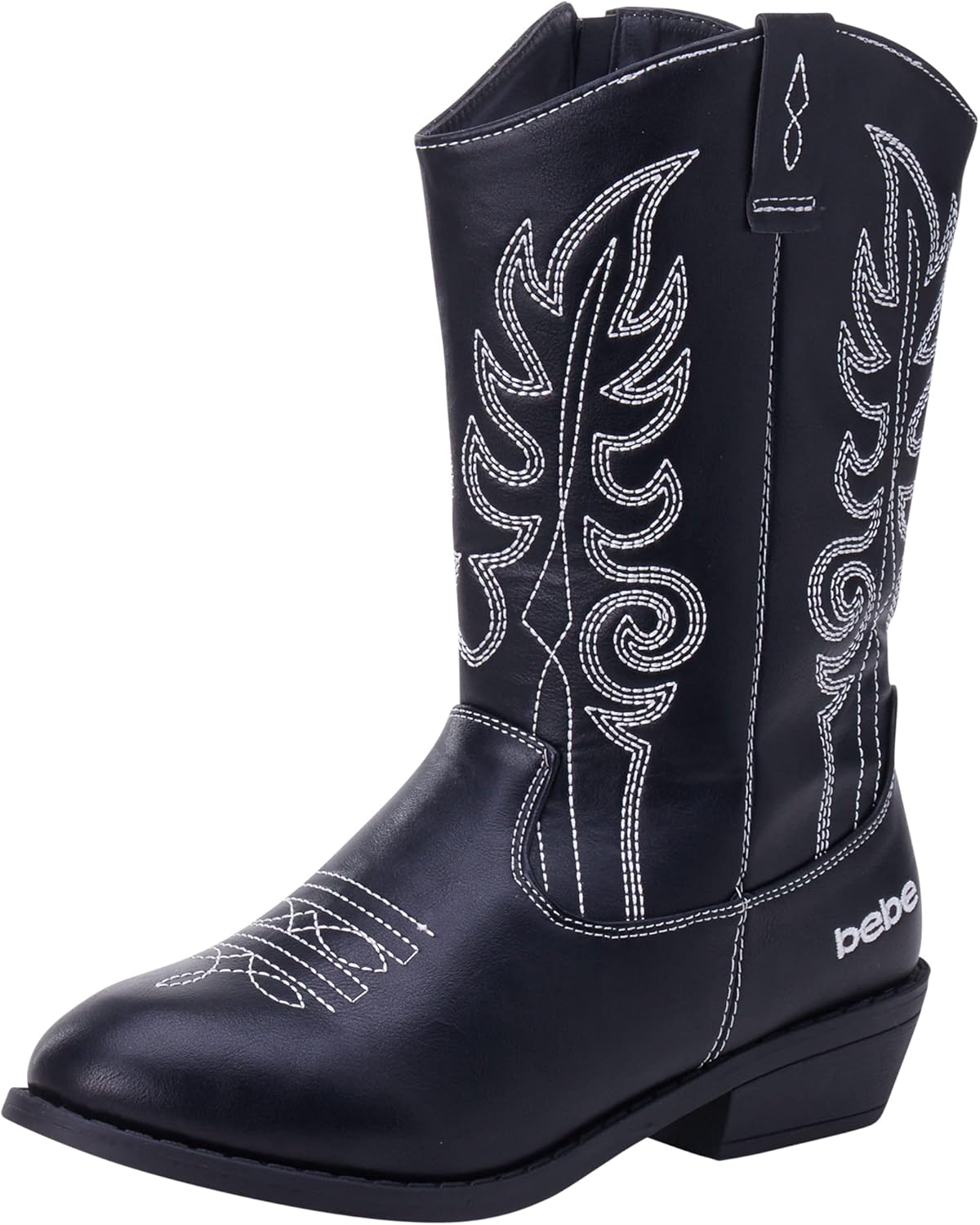 Сапоги Bebe Girls Cowboy - Классические ковбойские сапоги в стиле вестерн для девочек - Сапоги средней высоты для верховой езды для малышей, маленьких и больших девочек, Black/White
Сапоги Bebe Girls Cowboy - Классические ковбойские сапоги в стиле вестерн для девочек - Сапоги средней высоты для верховой езды для малышей, маленьких и больших девочек, Black/White