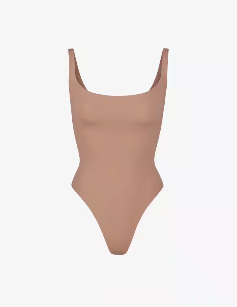 Боди с квадратным вырезом SKIMS, цвет Sienna 
Боди с квадратным вырезом SKIMS, цвет Sienna