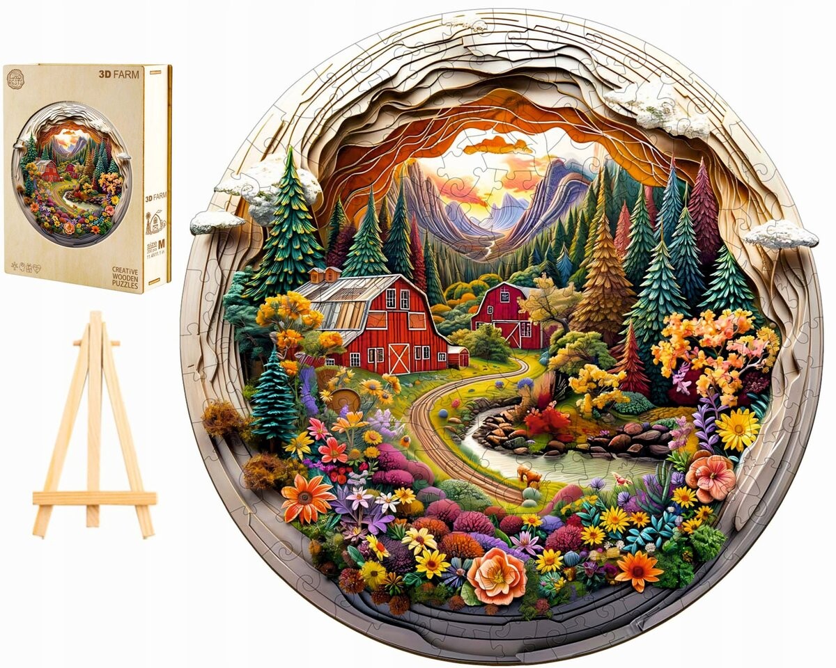 Большой Деревянный Пазл 290 Деталей Горная Ферма 3D В Деревянной Коробке Pasjo24
Большой Деревянный Пазл 290 Деталей Горная Ферма 3D В Деревянной Коробке Pasjo24