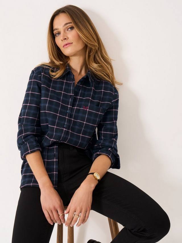 Фланелевая рубашка расслабленного кроя Crew Clothing
Фланелевая рубашка расслабленного кроя Crew Clothing