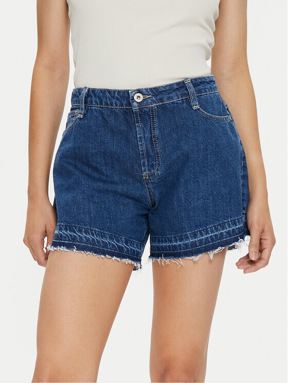 Джинсовые шорты свободного кроя Please, синий
Джинсовые шорты свободного кроя Please, синий