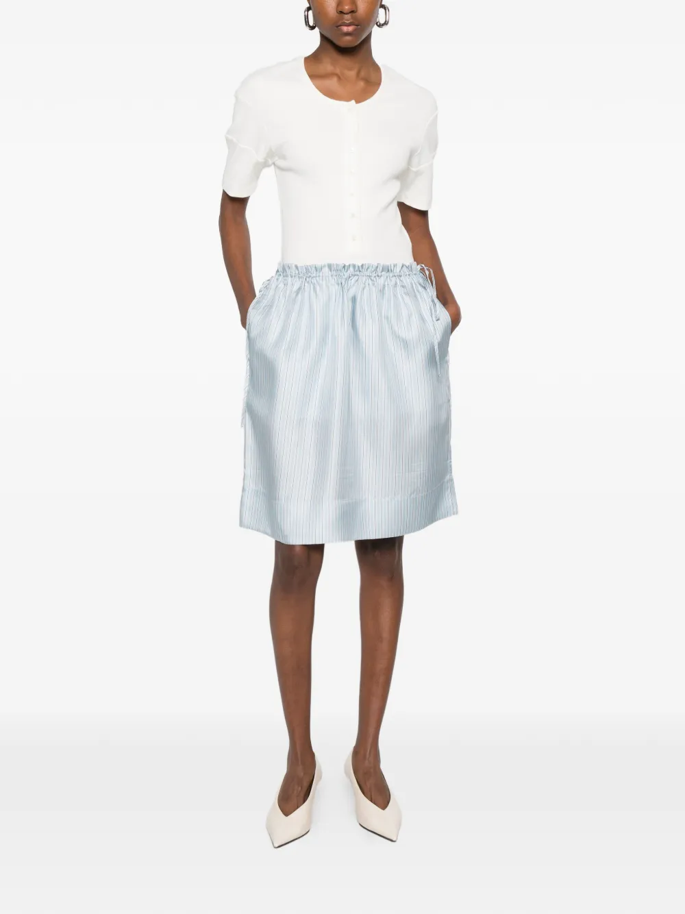 Полосатая мини-юбка Toteme, синий
Полосатая мини-юбка Toteme, синий