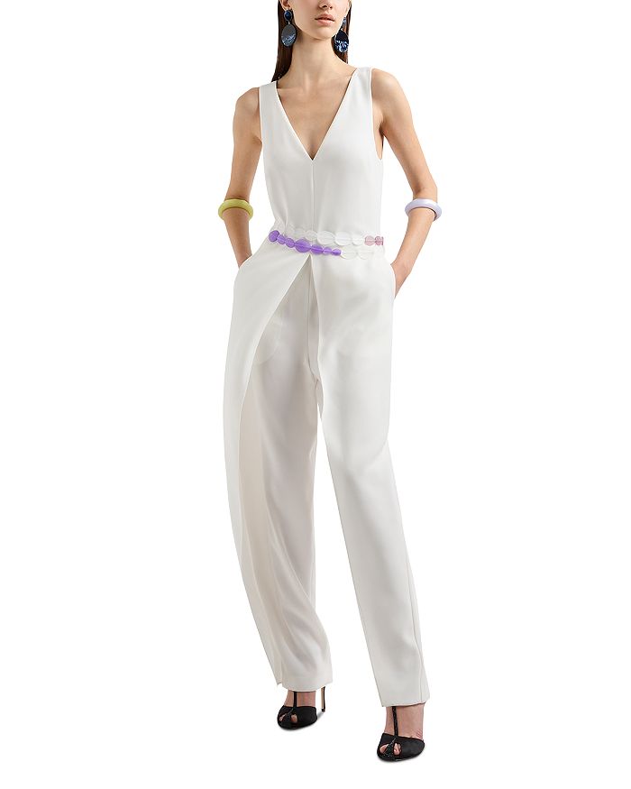 Комбинезон без рукавов макси Emporio Armani, слоновая кость/кремовый
Комбинезон без рукавов макси Emporio Armani, слоновая кость/кремовый