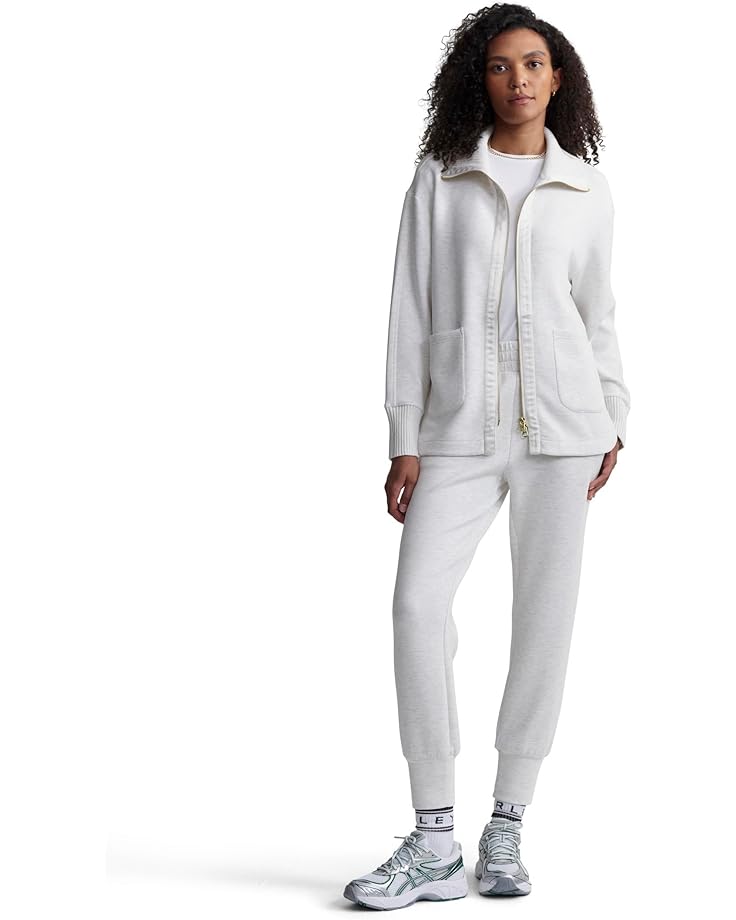 Свитер Varley Niamh Zip Through, цвет Ivory Marl 
Свитер Varley Niamh Zip Through, цвет Ivory Marl