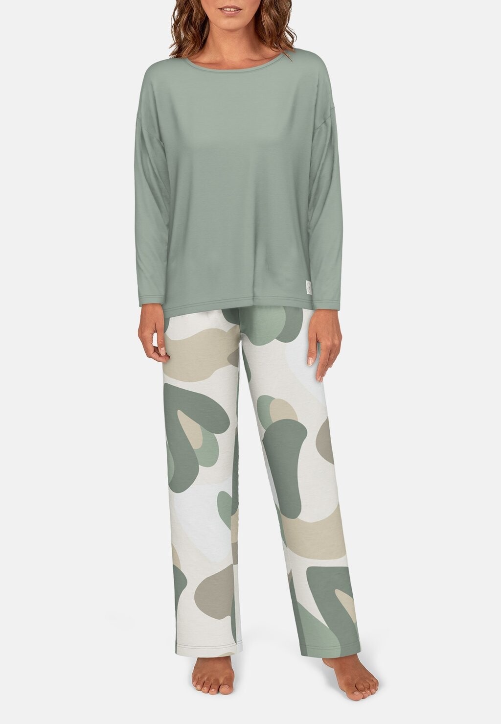 Пижамный комплект SET TOM TAILOR, зеленый 
Пижамный комплект SET TOM TAILOR, зеленый