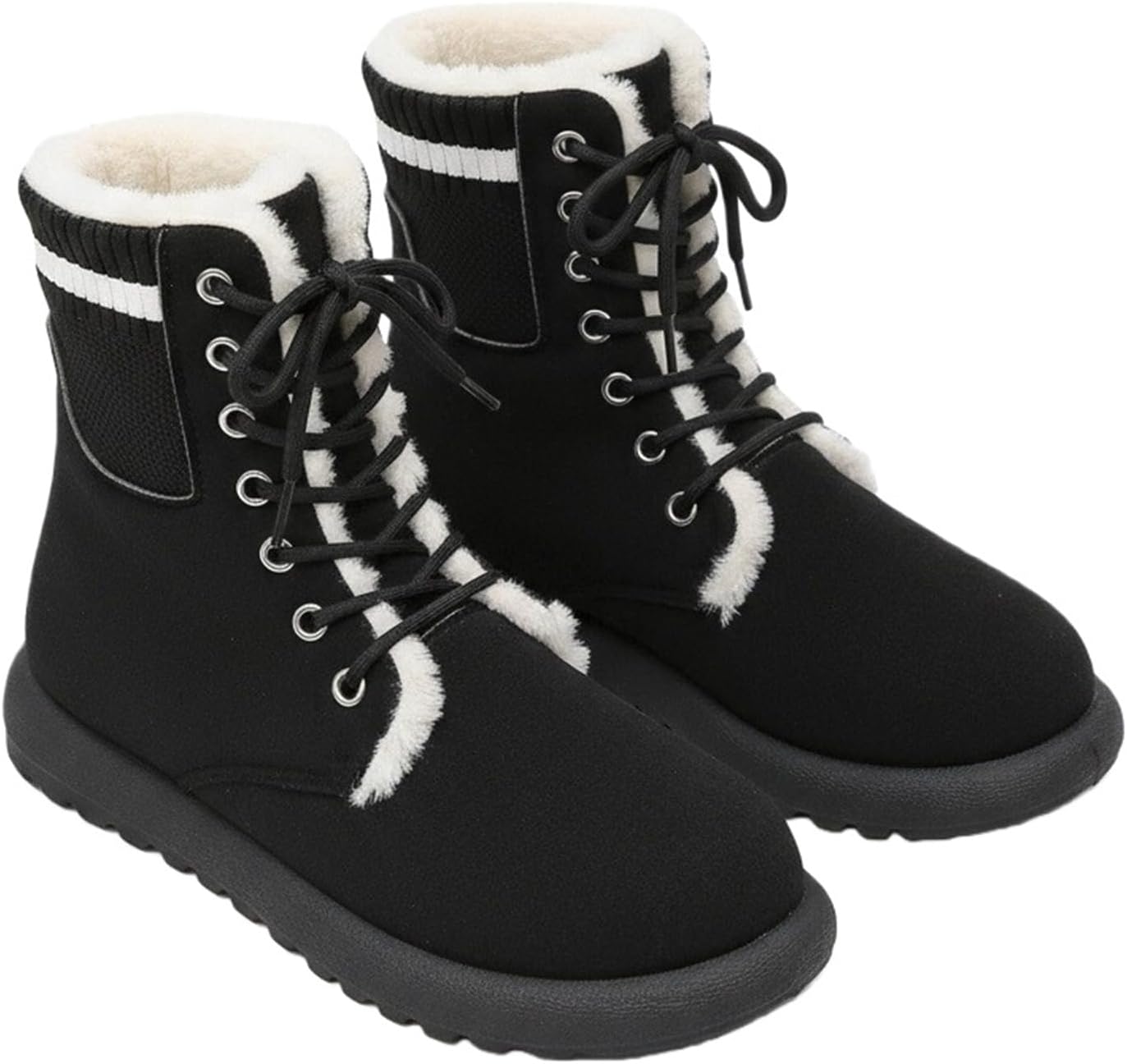 Женские зимние ботинки на снег утепленные мехом, шнуровка и на застежке, ботильоны, удобные, для широкой голени, с круглым носком, на платформе, для улицы Baxtayel, черный
Женские зимние ботинки на снег утепленные мехом, шнуровка и на застежке, ботильоны, удобные, для широкой голени, с круглым носком, на платформе, для улицы Baxtayel, черный
