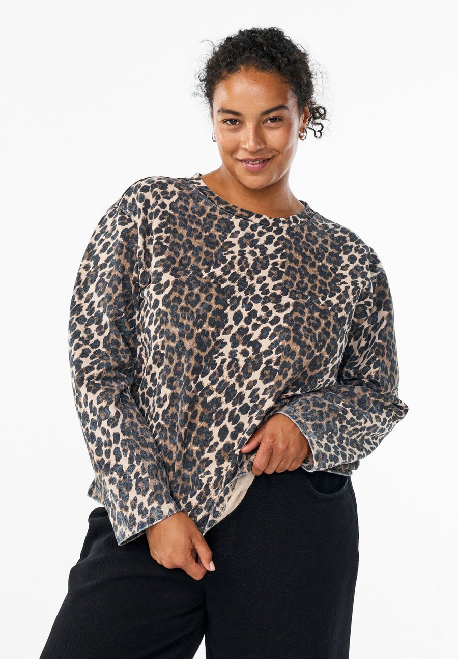 Толстовка Zizzi Sweatshirt, Brown Leo Aop/Brown
Толстовка Zizzi Sweatshirt, Brown Leo Aop/Brown