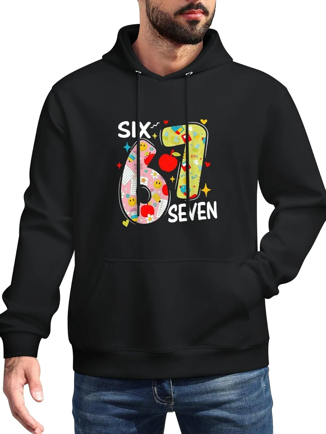 Толстовка с капюшоном Men Fun Six Seven Number 6-7, модная, мягкая, с длинным рукавом и карманом
Толстовка с капюшоном Men Fun Six Seven Number 6-7, модная, мягкая, с длинным рукавом и карманом