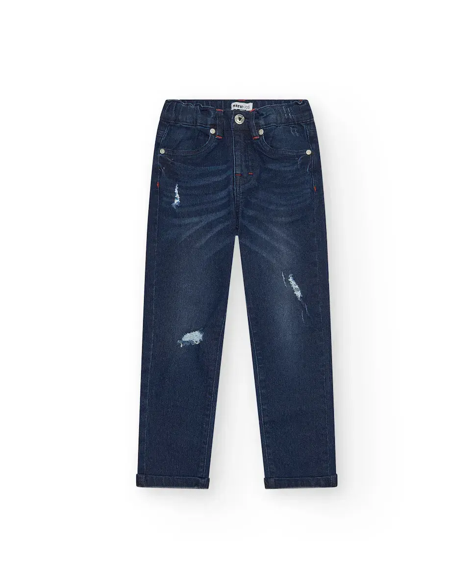 Детские джинсы в стиле ковбоя с эффектом потертости Tuc tuc, синий
Детские джинсы в стиле ковбоя с эффектом потертости Tuc tuc, синий