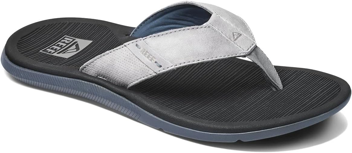 Мужские сандалии REEF, кожаные шлепанцы Santa Ana, Smoke
Мужские сандалии REEF, кожаные шлепанцы Santa Ana, Smoke