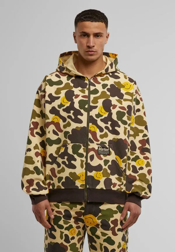 Толстовка на молнии с камуфляжным рисунком «улыбающийся» Market, Woodland, Коричневый, Толстовка на молнии с камуфляжным рисунком «улыбающийся» Market, Woodland
Толстовка на молнии с камуфляжным рисунком «улыбающийся» Market, Woodland, Коричневый, Толстовка на молнии с камуфляжным рисунком «улыбающийся» Market, Woodland