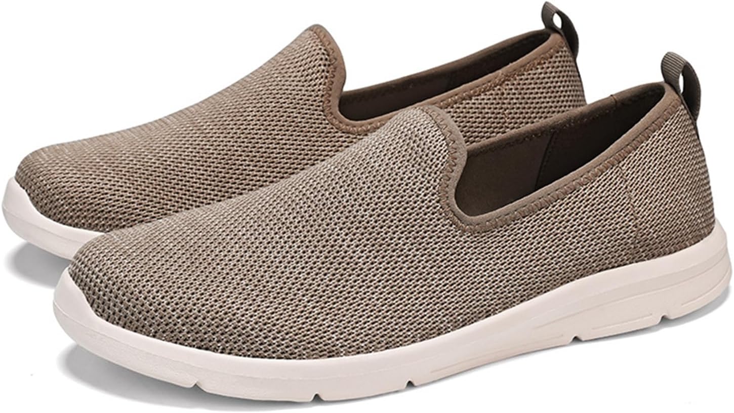 Мужские вязаные дышащие лоферы-слипоны с круглым носком, легкие прогулочные туфли, нескользящие, для активного отдыха и повседневного ношения Generic, хаки
Мужские вязаные дышащие лоферы-слипоны с круглым носком, легкие прогулочные туфли, нескользящие, для активного отдыха и повседневного ношения Generic, хаки