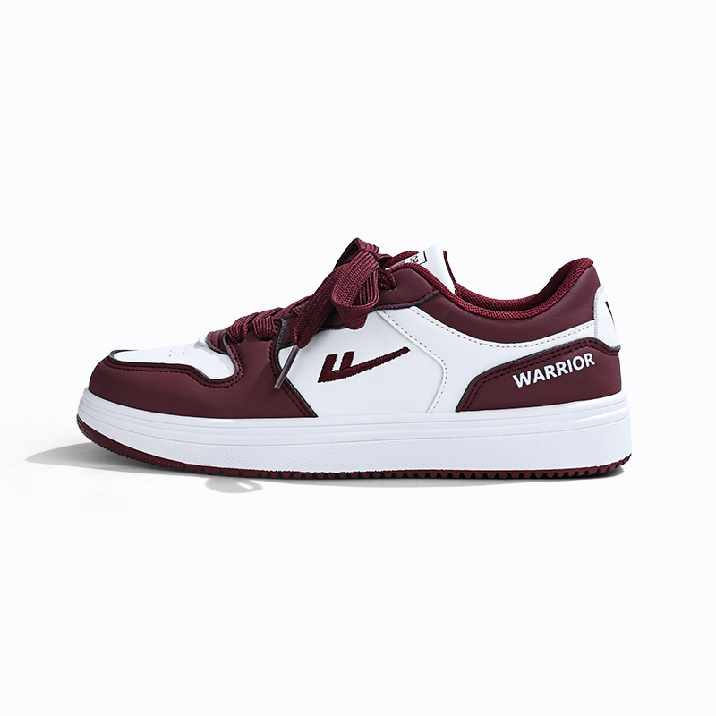 WARRIOR Скользоустойчивые легкие низкие скейтерские ботинки на платформе унисекс белый бордовый, цвет White Burgundy
WARRIOR Скользоустойчивые легкие низкие скейтерские ботинки на платформе унисекс белый бордовый, цвет White Burgundy
