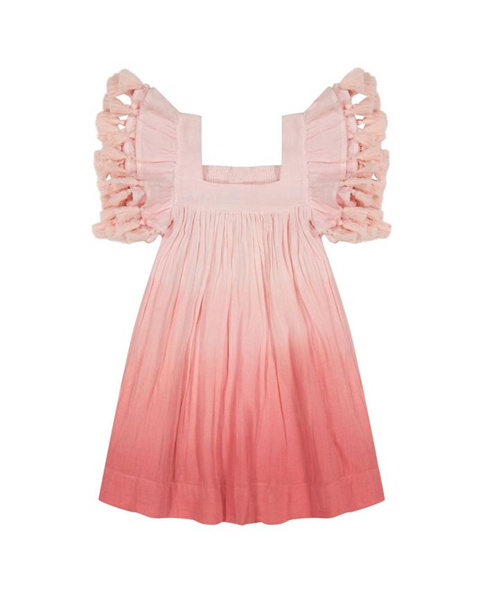 Платье для девочек Serena с кисточками - для малышек и детей постарше Mer St. Barth, розовый