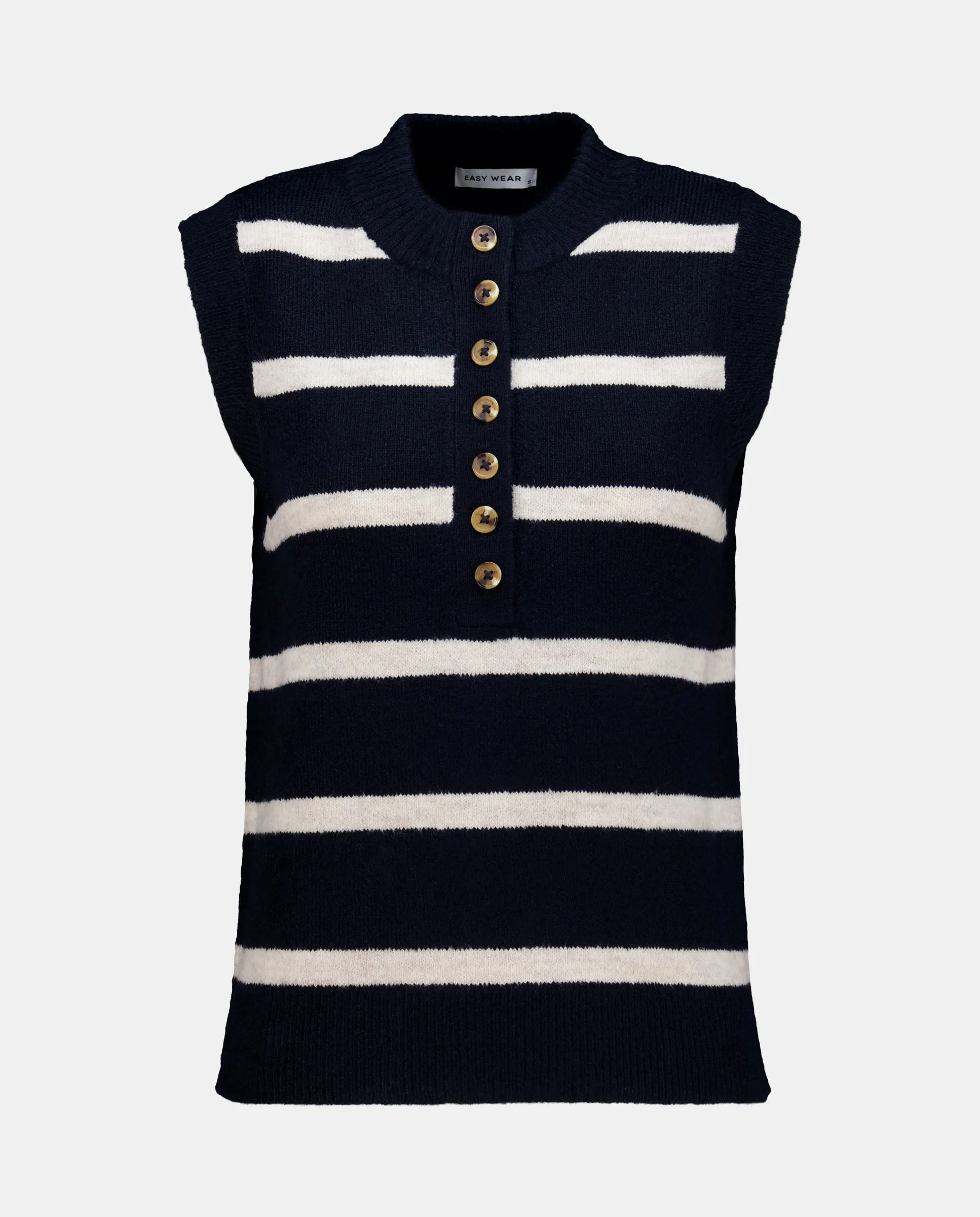 Женский безрукавный джемпер с пуговицами Easy Wear, темно-синий
Женский безрукавный джемпер с пуговицами Easy Wear, темно-синий