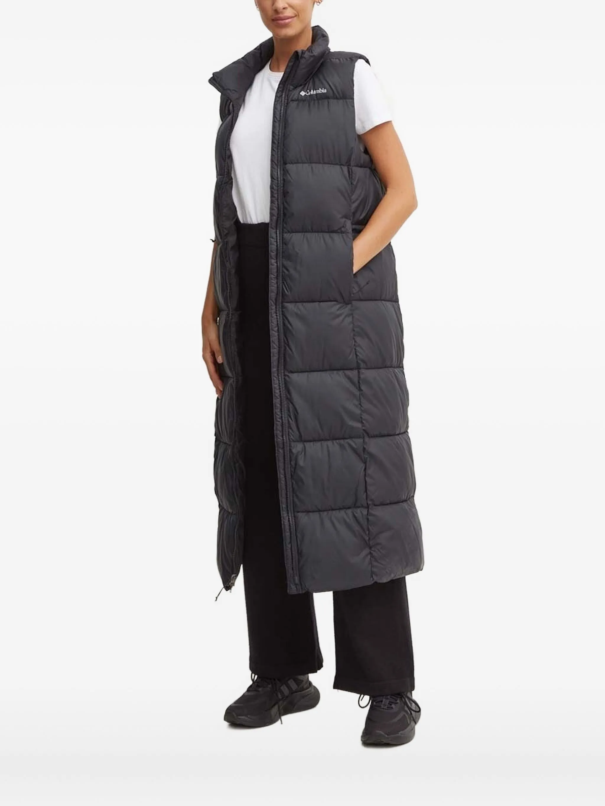 Стеганый удлиненный жилет Columbia, черный
Стеганый удлиненный жилет Columbia, черный