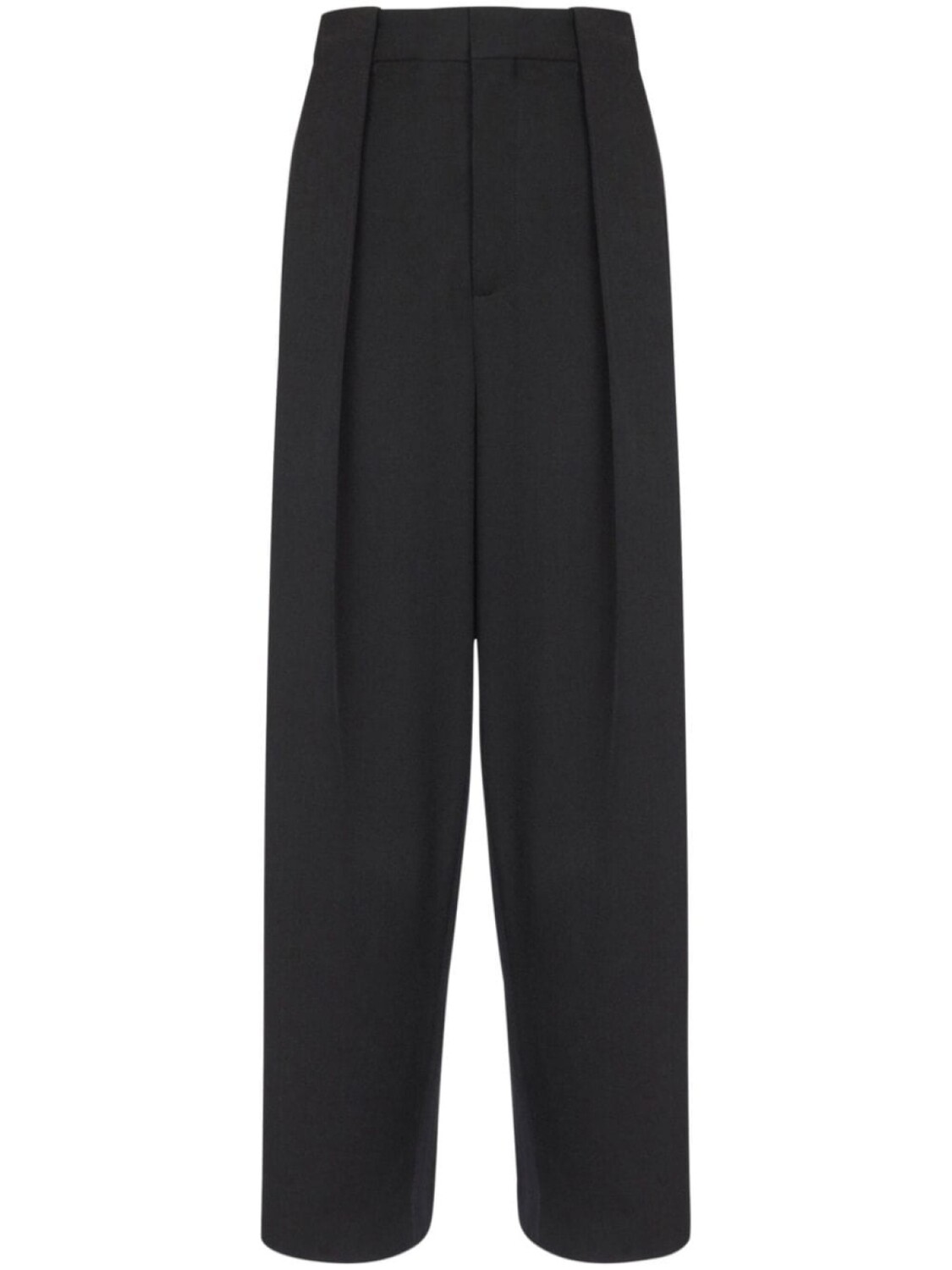 Balmain брюки со складками, черный 
Balmain брюки со складками, черный