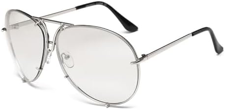 Большие солнцезащитные очки-маска для женщин, зеркальные металлические солнцезащитные очки, модные женские очки с защитой от УФ-излучения UV400 MTZJH, Gradient Silver Lens
Большие солнцезащитные очки-маска для женщин, зеркальные металлические солнцезащитные очки, модные женские очки с защитой от УФ-излучения UV400 MTZJH, Gradient Silver Lens