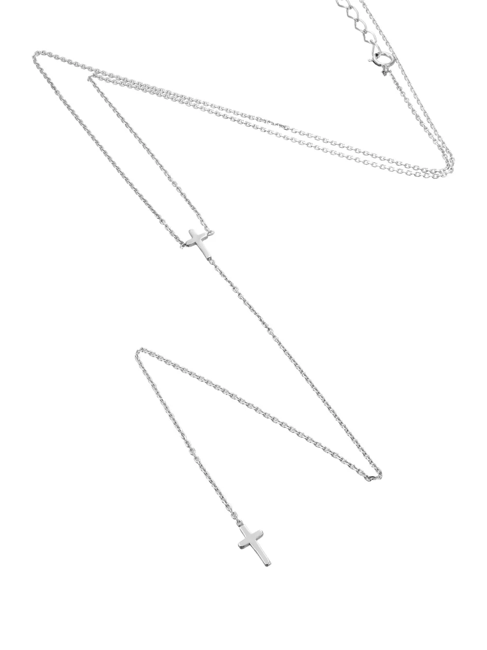 Ожерелье с кулоном-крестом Obsidian, серебристый
Ожерелье с кулоном-крестом Obsidian, серебристый