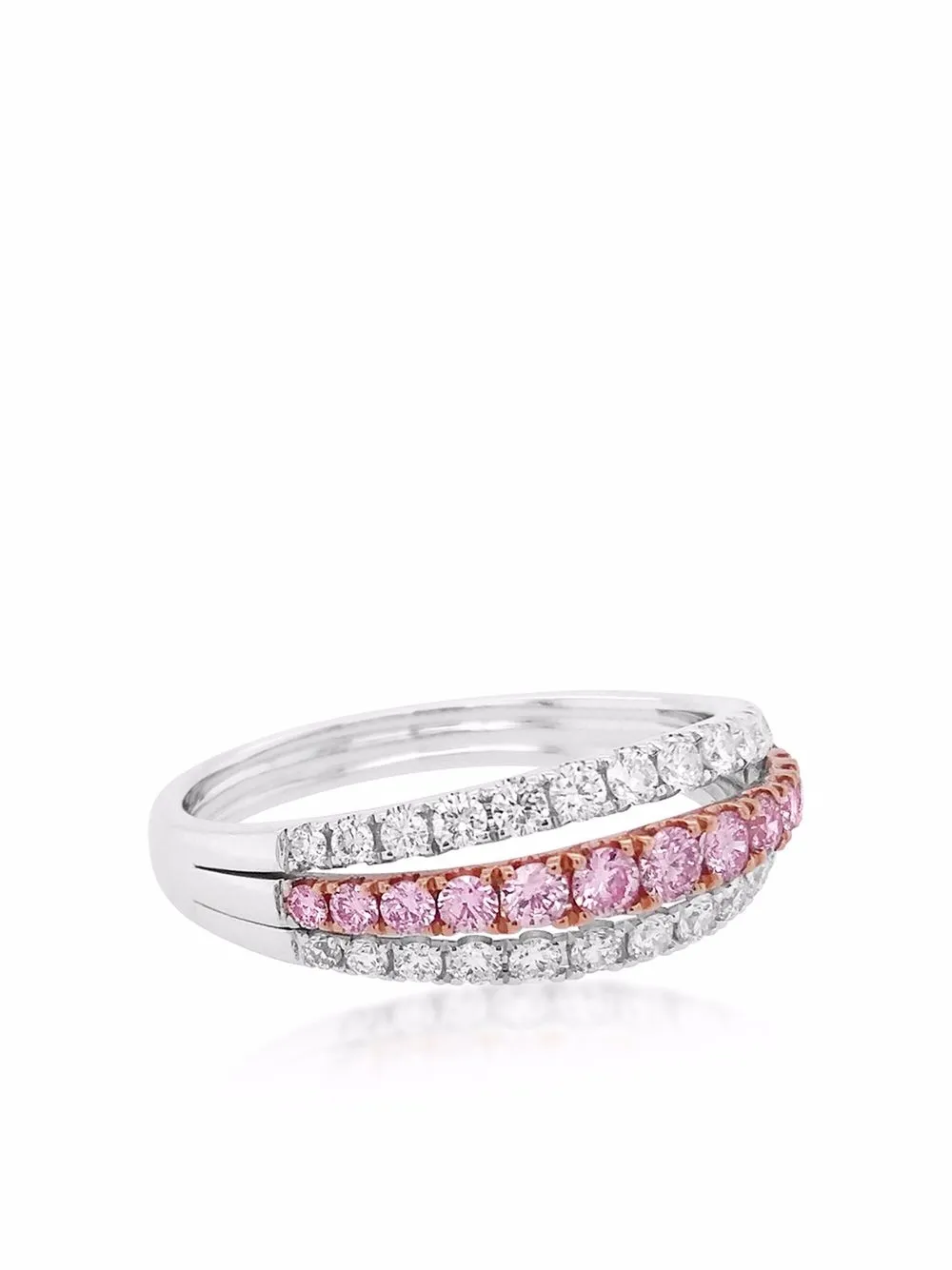 Золотое кольцо Argyle Pink с бриллиантами HYT Jewelry, серебяный 
Золотое кольцо Argyle Pink с бриллиантами HYT Jewelry, серебяный