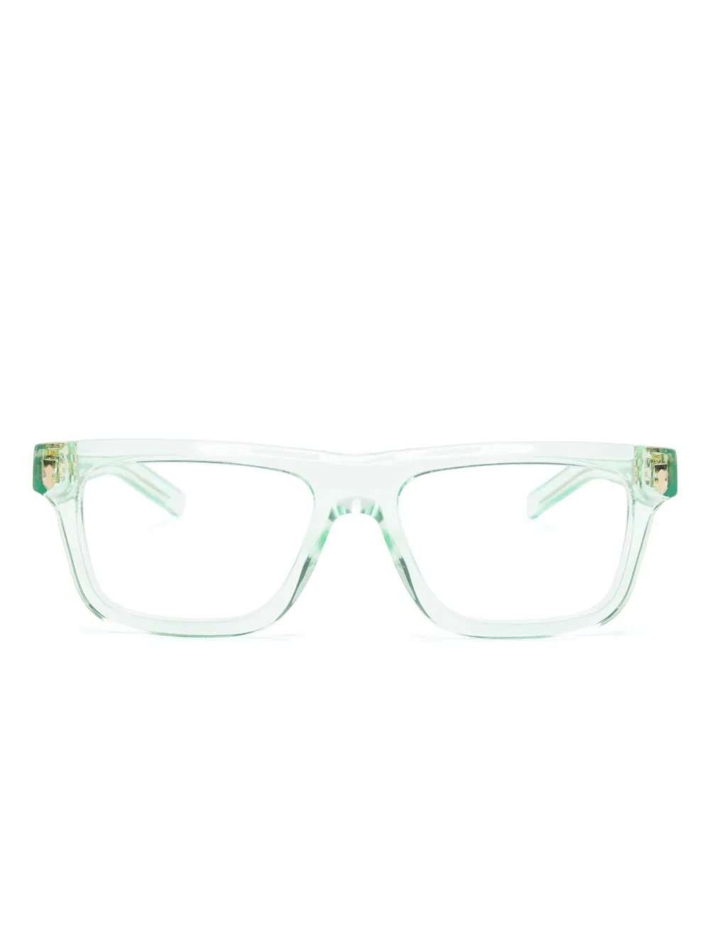 Очки в прозрачной квадратной оправе Gucci Eyewear, зеленый
Очки в прозрачной квадратной оправе Gucci Eyewear, зеленый