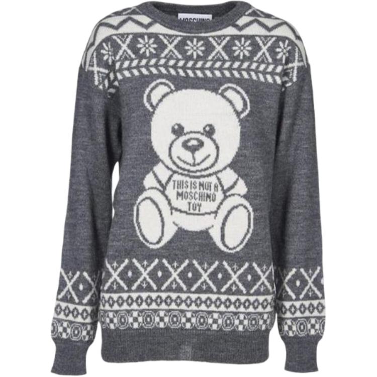 MOSCHINO Свитшот Women's Gray Crew Neck Moderate
MOSCHINO Свитшот Women's Gray Crew Neck Moderate