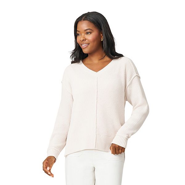 Женский уютный свитер с V-образным вырезом Grey & Gray, Cream
Женский уютный свитер с V-образным вырезом Grey & Gray, Cream