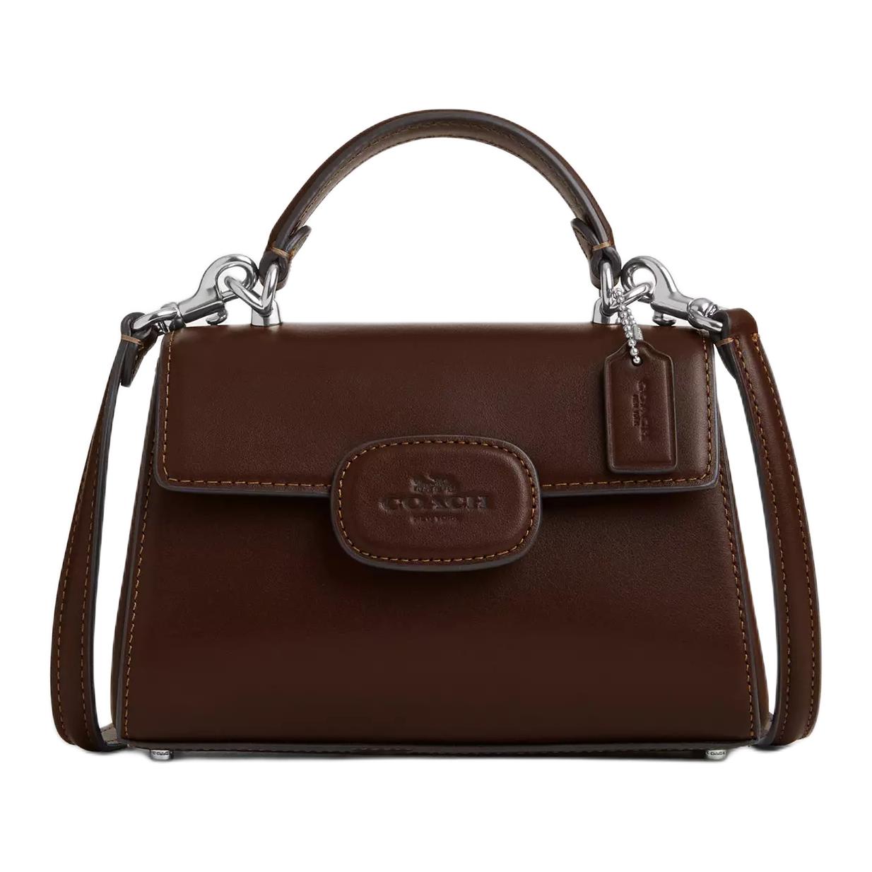 COACH Сумка через плечо eliza из телячьей кожи, кроссбоди, маленькая женская сумка silver & maple
COACH Сумка через плечо eliza из телячьей кожи, кроссбоди, маленькая женская сумка silver & maple