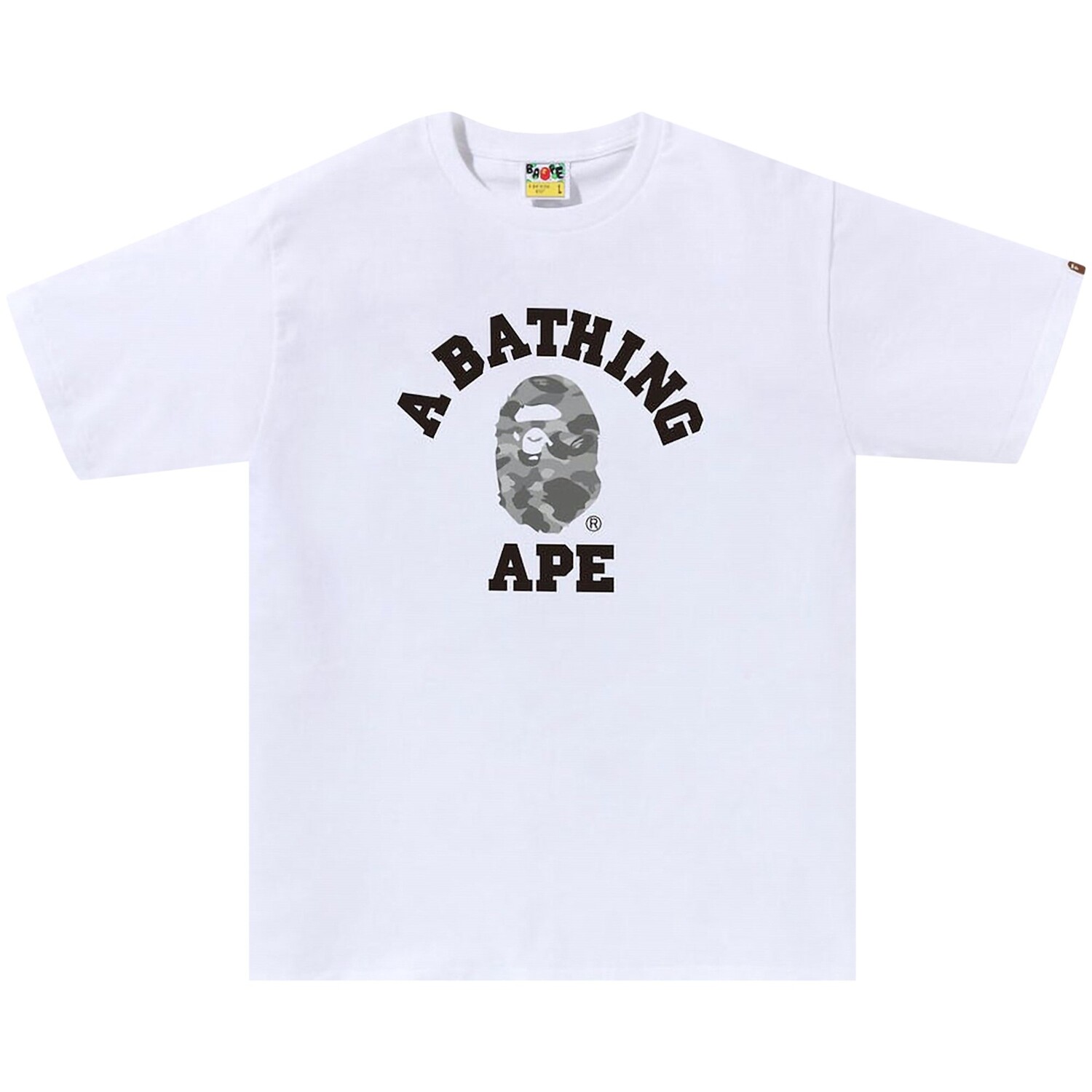 Футболка BAPE Honeycomb Camo, Белый/Серый
Футболка BAPE Honeycomb Camo, Белый/Серый