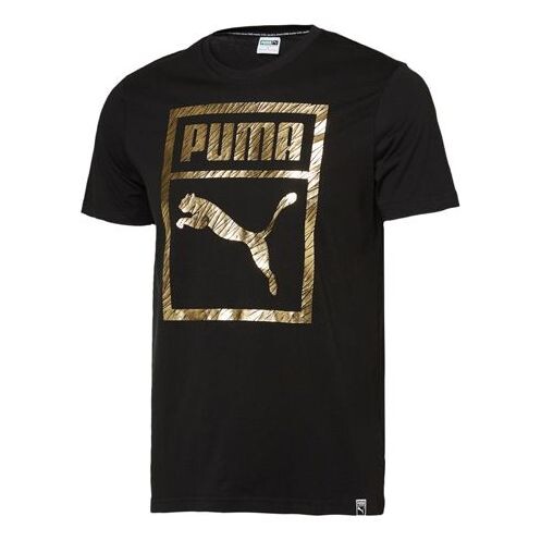 Футболка bronzing printing casual sports round neck short sleeve black Puma, черный
Футболка bronzing printing casual sports round neck short sleeve black Puma, черный