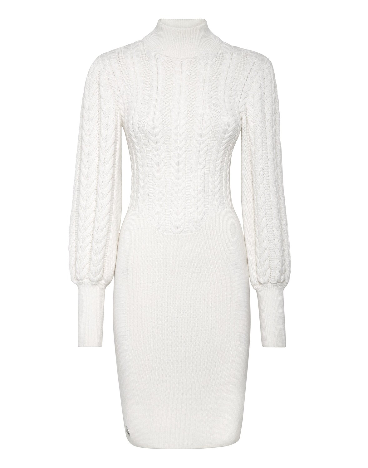 Шерстяное платье-водолазка LS Philipp Plein, белый
Шерстяное платье-водолазка LS Philipp Plein, белый