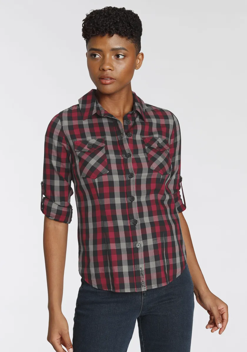 Блуза в клетку Arizona, повседневный образ лесоруба, черный
Блуза в клетку Arizona, повседневный образ лесоруба, черный