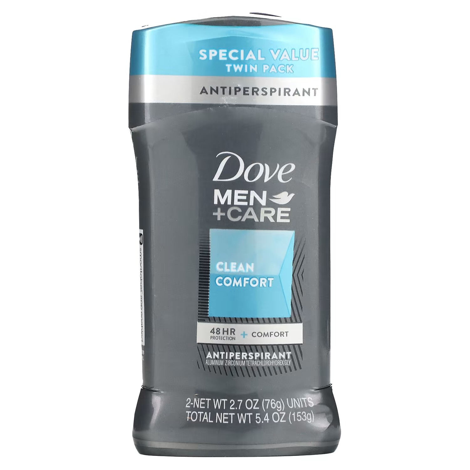 Дезодорант-антиперспирант Dove Men+Care Clean Comfort, 2 упаковки по 76 г
Дезодорант-антиперспирант Dove Men+Care Clean Comfort, 2 упаковки по 76 г