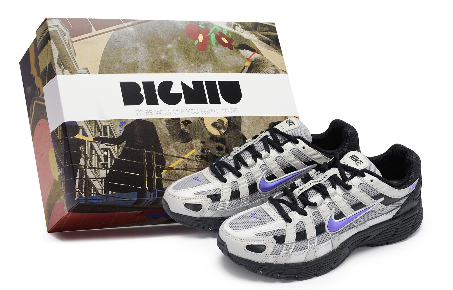 Кроссовки P-6000 унисекс с низким верхом, черные/белые Nike
Кроссовки P-6000 унисекс с низким верхом, черные/белые Nike