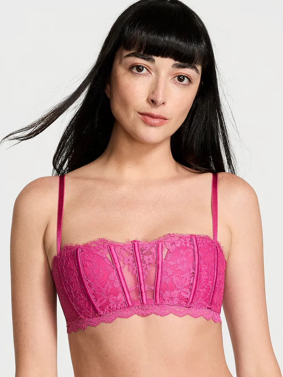 Кружевное бандо на легкой подкладке Dream Angels, цвет Luscious Rose
Кружевное бандо на легкой подкладке Dream Angels, цвет Luscious Rose
