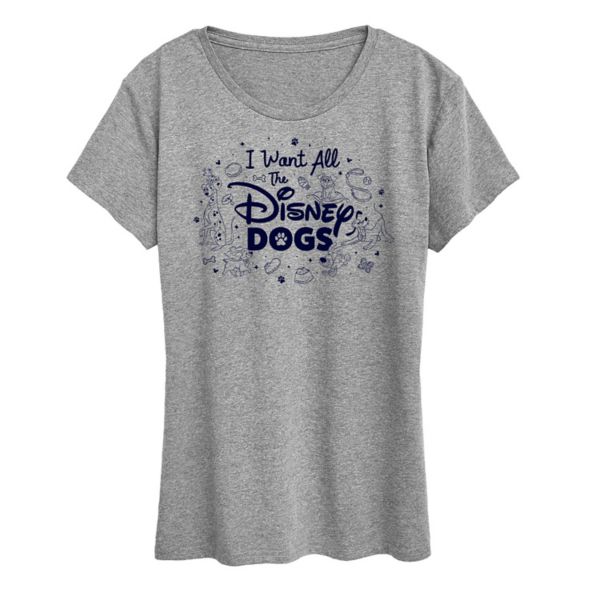 Футболка женская с принтом "Хочу всех собак" I Want All The Dogs Disney, серый
Футболка женская с принтом "Хочу всех собак" I Want All The Dogs Disney, серый