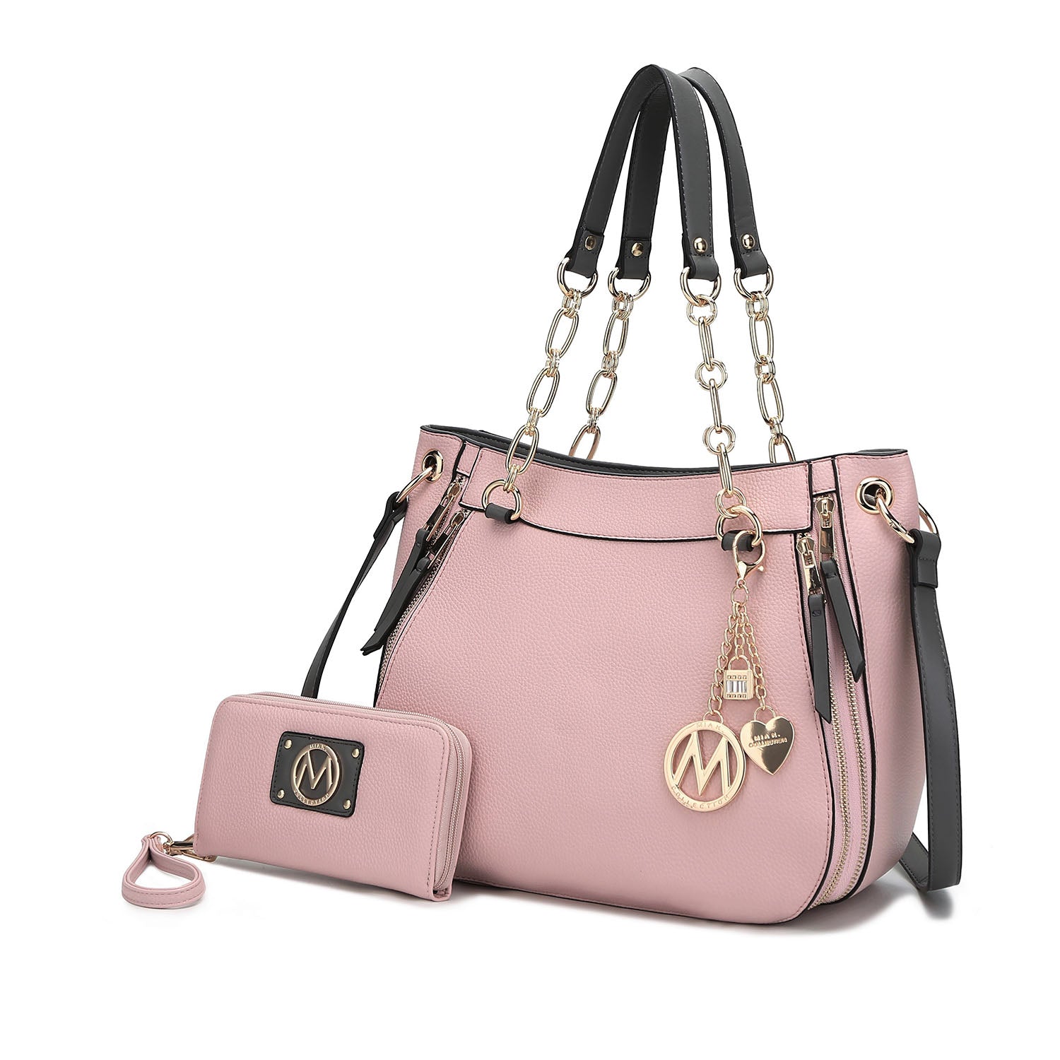 Комплект из женской сумки через плечо и кошелька Lina от Mia K MKF Collection By Mia K., розовый
Комплект из женской сумки через плечо и кошелька Lina от Mia K MKF Collection By Mia K., розовый