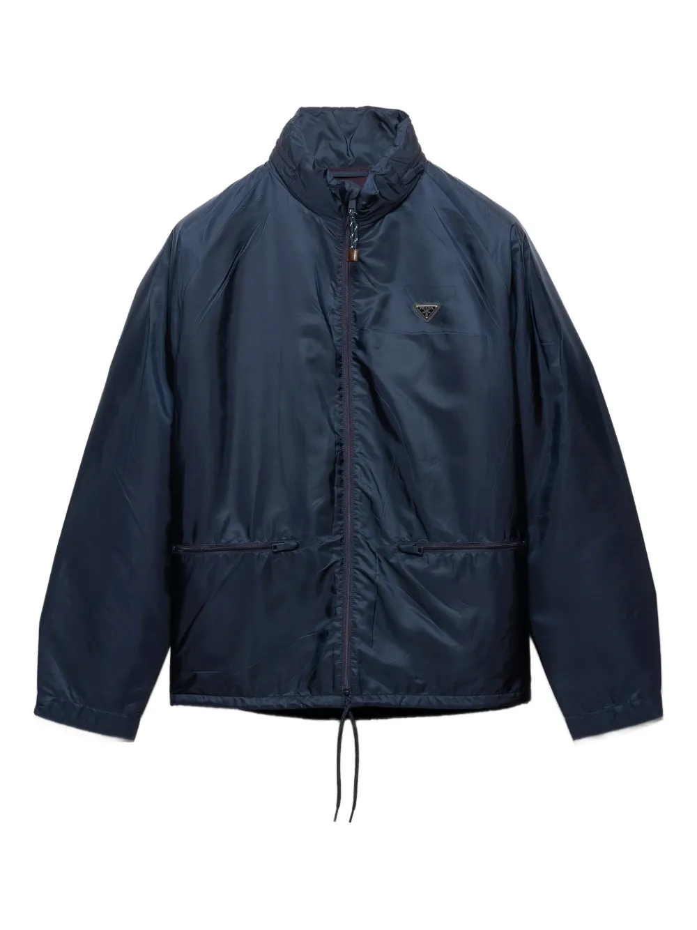 Куртка с отстегивающимся капюшоном и рукавами-реглан Prada, синий
Куртка с отстегивающимся капюшоном и рукавами-реглан Prada, синий