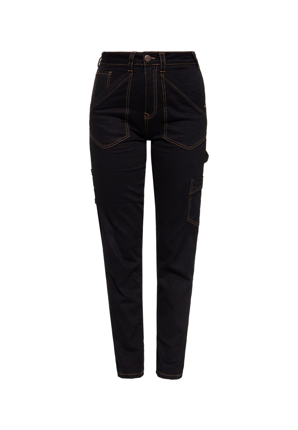 Рабочие джинсы в стиле спецодежды QUEEN KEROSIN, черный
Рабочие джинсы в стиле спецодежды QUEEN KEROSIN, черный