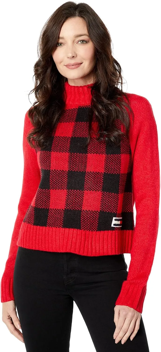 Свитер Tommy Jeans с воротником-стойкой в клетку
Свитер Tommy Jeans с воротником-стойкой в клетку