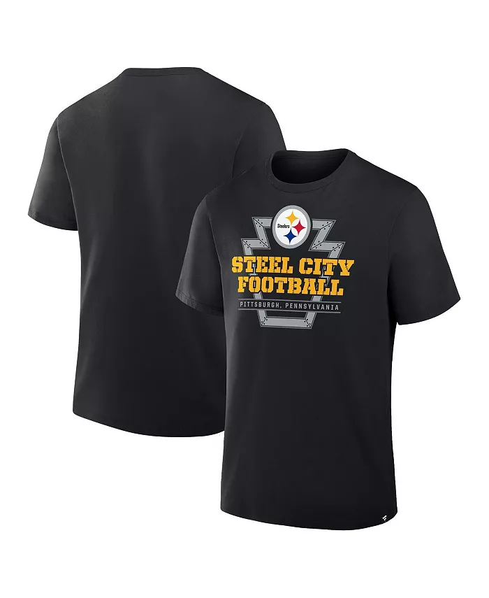 Мужская черная футболка Pittsburgh Steelers Hometown True Favorite Fanatics
Мужская черная футболка Pittsburgh Steelers Hometown True Favorite Fanatics