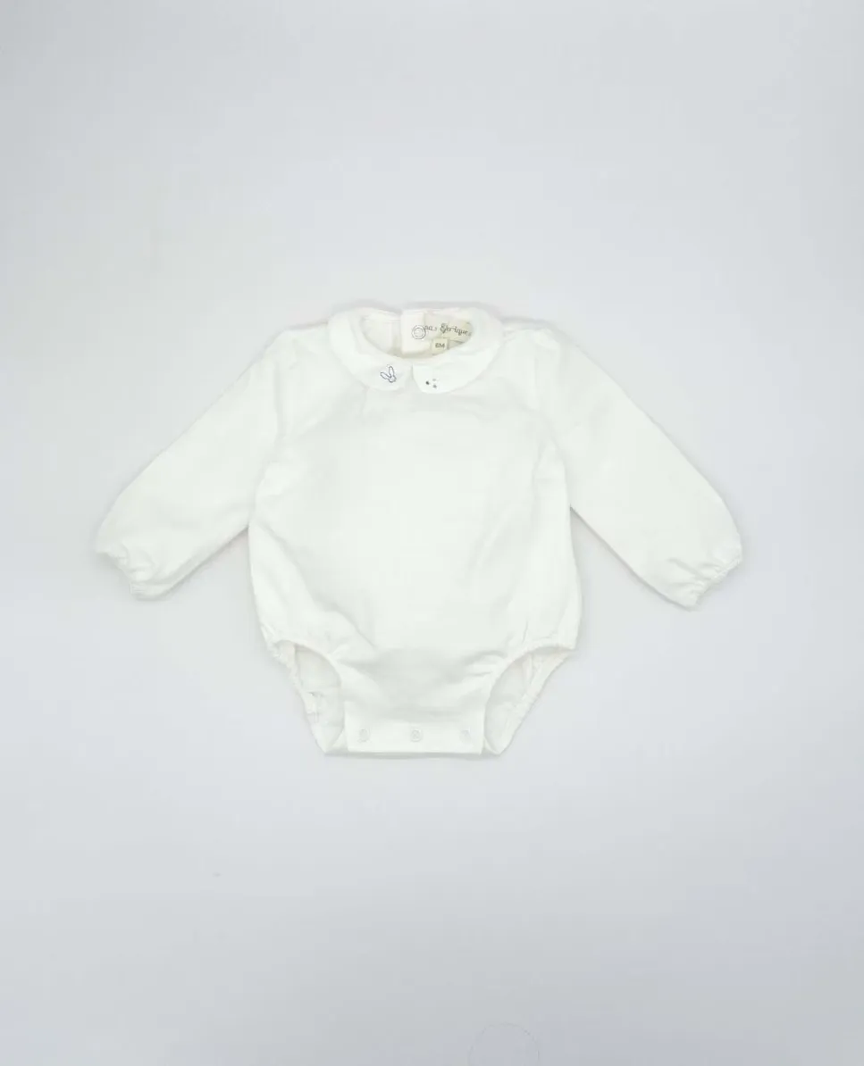 Белое боди для мальчика с вышивкой на шее Fina Ejerique
Белое боди для мальчика с вышивкой на шее Fina Ejerique