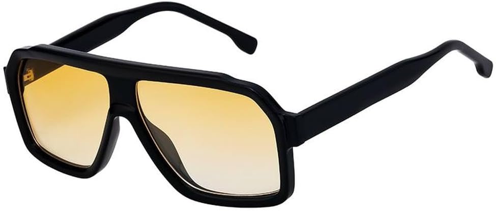 Крупные солнцезащитные очки для мужчин и женщин, роскошные, модные, в большой оправе, винтажные, стильные, для активного отдыха и вождения, с защитой от УФ-излучения UV400, SUN1633 Generic, C2blackyellow
Крупные солнцезащитные очки для мужчин и женщин, роскошные, модные, в большой оправе, винтажные, стильные, для активного отдыха и вождения, с защитой от УФ-излучения UV400, SUN1633 Generic, C2blackyellow