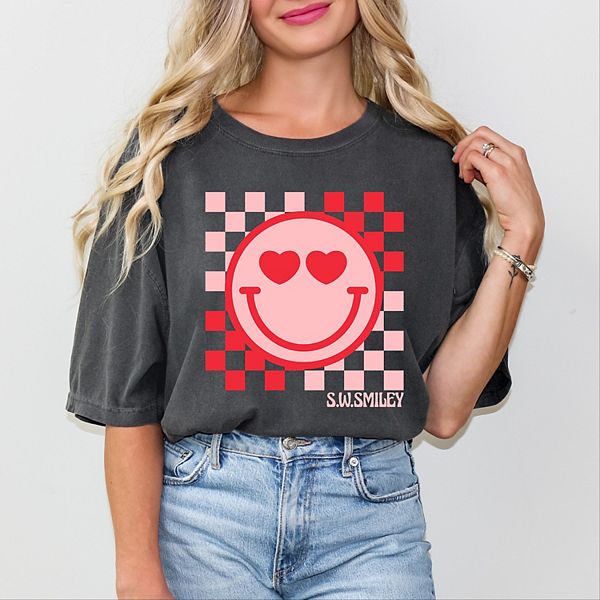 SWSmiley checkered heart eyes smiley - футболка с принтом, окрашенная в стиле garment dyed Simply Sage Market, Pepper, Зеленый, SWSmiley checkered heart eyes smiley - футболка с принтом, окрашенная в стиле garment dyed Simply Sage Market, Pepper
SWSmiley checkered heart eyes smiley - футболка с принтом, окрашенная в стиле garment dyed Simply Sage Market, Pepper, Зеленый, SWSmiley checkered heart eyes smiley - футболка с принтом, окрашенная в стиле garment dyed Simply Sage Market, Pepper