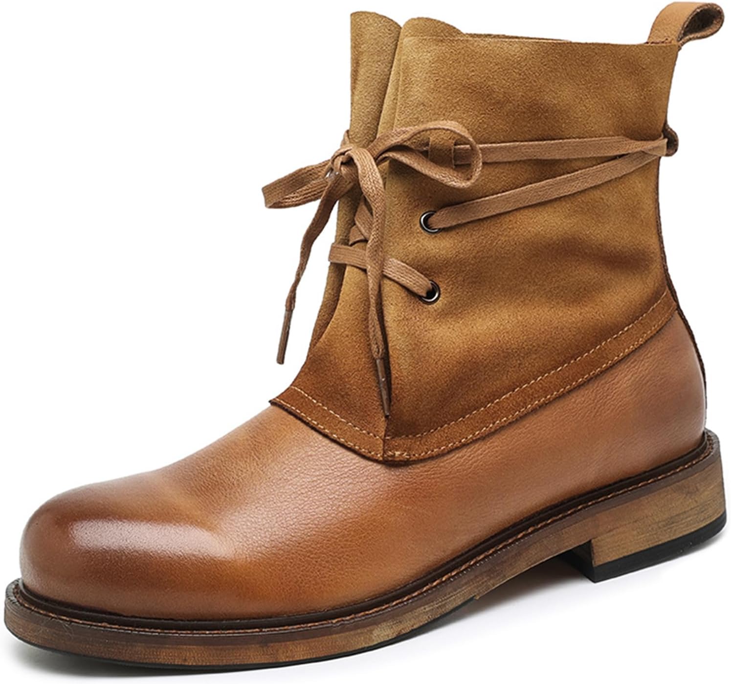 Мужские ботинки Optigard Chukka Ретро с круглым носком, шнуровкой, повседневные, противоскользящие, мото-бботинки, модные высокие и походные ботинки, коричневый
Мужские ботинки Optigard Chukka Ретро с круглым носком, шнуровкой, повседневные, противоскользящие, мото-бботинки, модные высокие и походные ботинки, коричневый