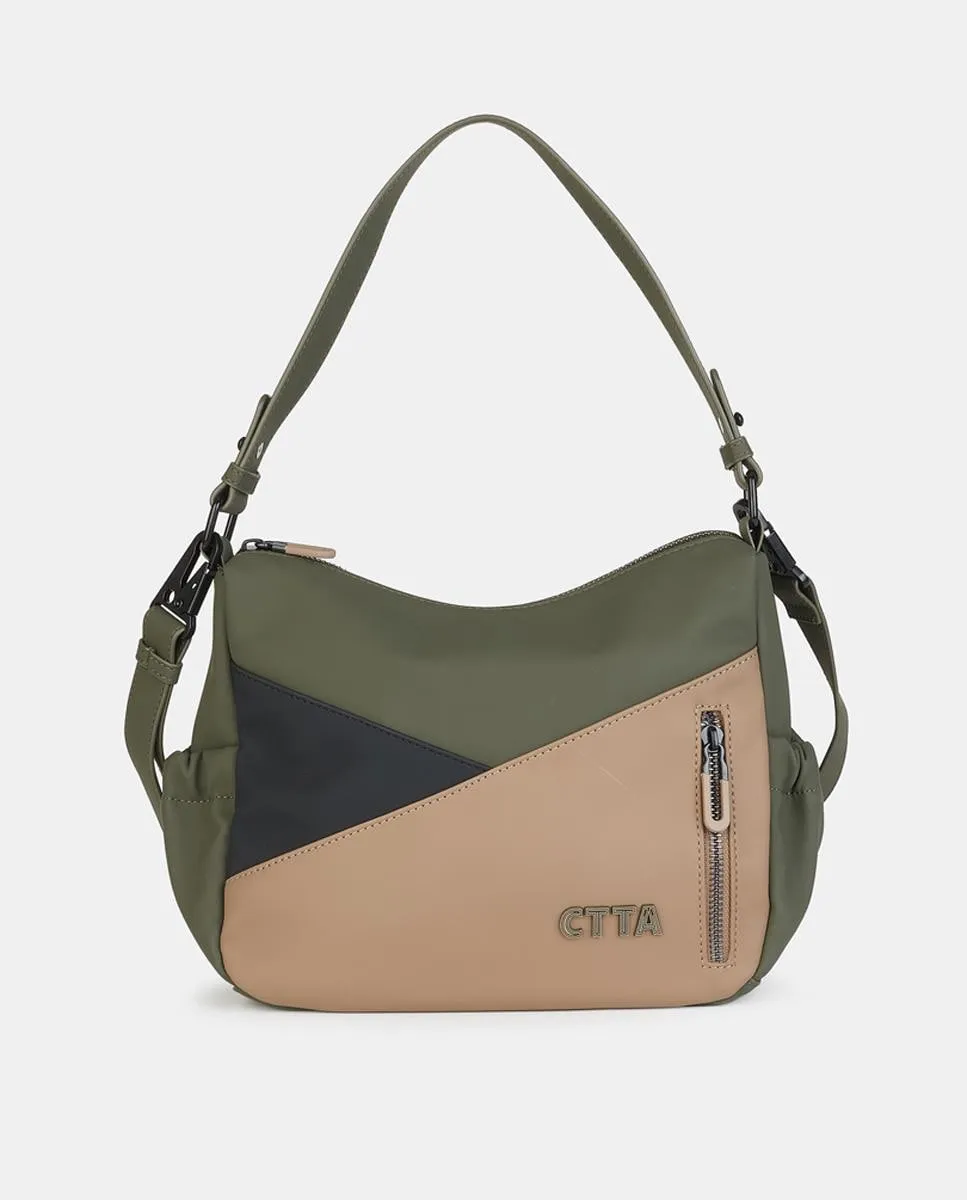 Сумка через плечо с молнией Caminatta, хаки
Сумка через плечо с молнией Caminatta, хаки