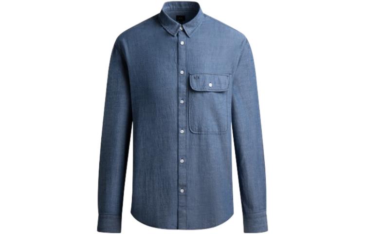 ARMANI EXCHANGE Рубашка AE FW22 мужская синяя
ARMANI EXCHANGE Рубашка AE FW22 мужская синяя