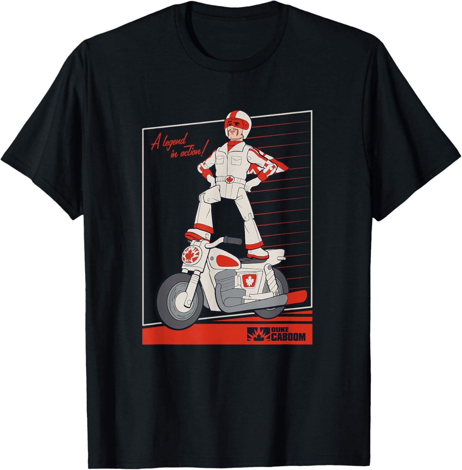 Футболка Disney Pixar Toy Story 4 Duke Kaboom Legend, черная
Футболка Disney Pixar Toy Story 4 Duke Kaboom Legend, черная