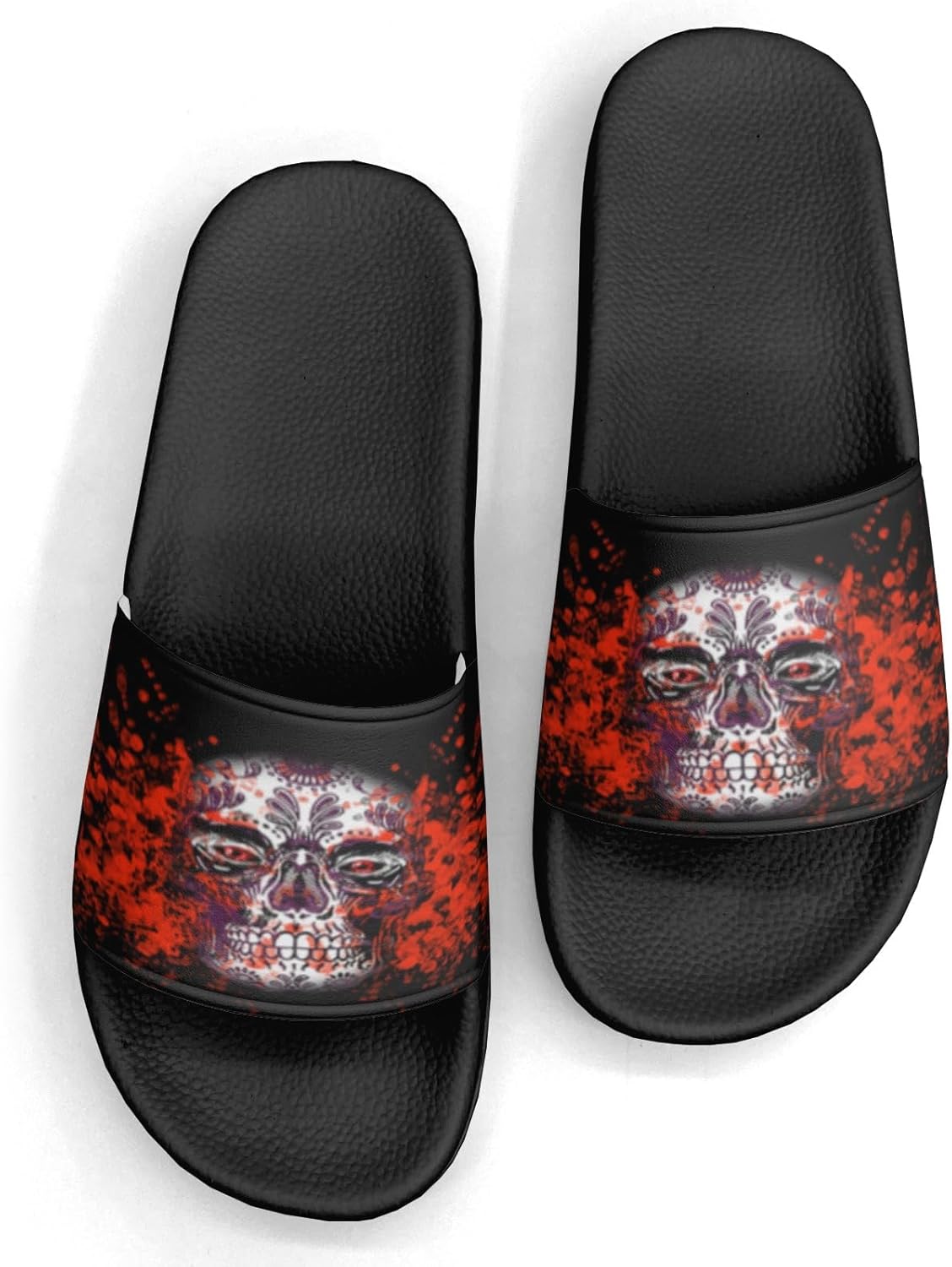 Тапочки с черепом, черного цвета, дизайн искусства, шлепанцы для женщин и мужчин, повседневные спортивные шлепанцы, для бассейна, душа, дома и улицы Generic
Тапочки с черепом, черного цвета, дизайн искусства, шлепанцы для женщин и мужчин, повседневные спортивные шлепанцы, для бассейна, душа, дома и улицы Generic